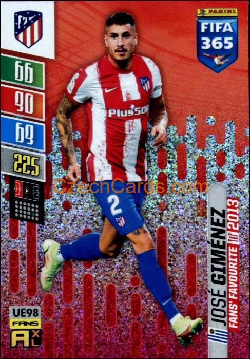 José Giménez 2022 Panini Adrenalyn XL Fifa 365 Fans #UE98