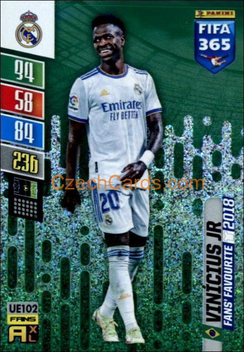 Vinícius Jr 2022 Panini Adrenalyn XL Fifa 365 Fans #UE102