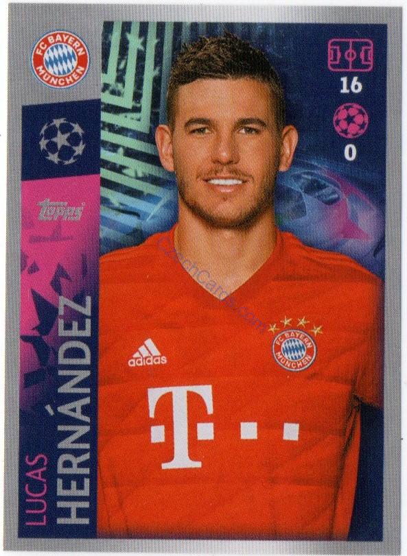 Lucas Hernandez 2019/20 Topps sticker #87