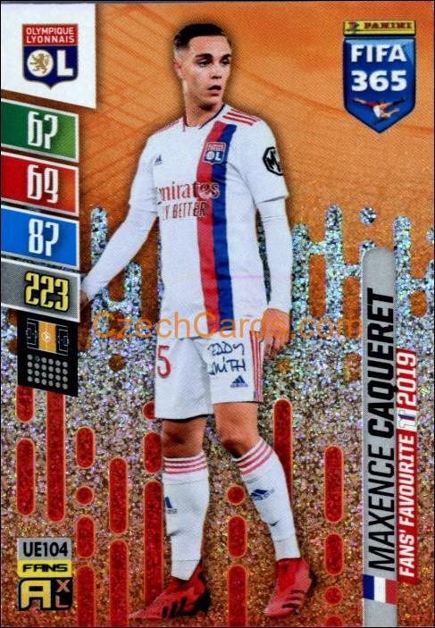 Maxence Caqueret 2022 Panini Adrenalyn XL Fifa 365 Fans #UE104