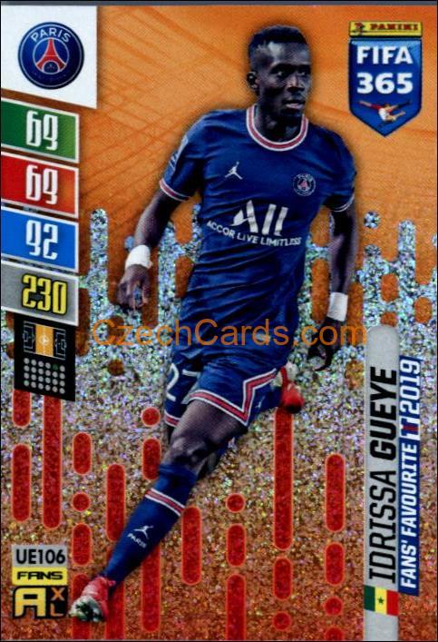 Idrissa Gueye 2022 Panini Adrenalyn XL Fifa 365 Fans #UE106