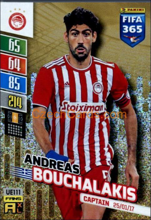 Andreas Bouchalakis 2022 Panini Adrenalyn XL Fifa 365 Captain #UE111