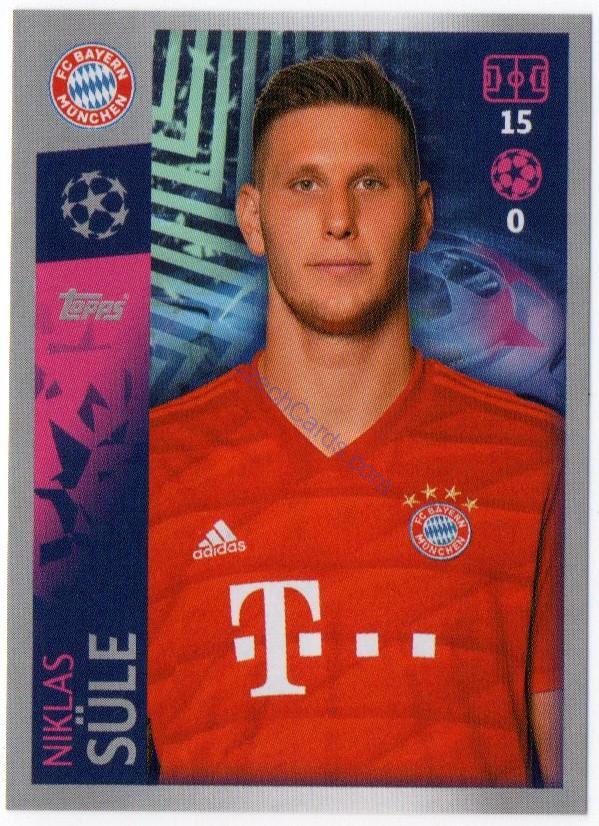 Niklas Süle 2019/20 Topps sticker #88