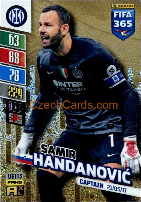 Samir Handanović 2022 Panini Adrenalyn XL Fifa 365 Captain #UE115