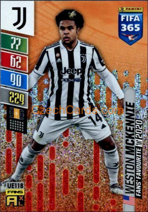 Weston McKennie 2022 Panini Adrenalyn XL Fifa 365 Fans #UE118
