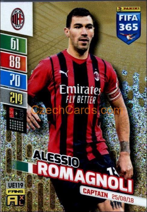 Alessio Romagnoli 2022 Panini Adrenalyn XL Fifa 365 Captain #UE119