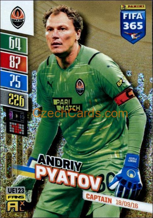 Andriy Pyatov 2022 Panini Adrenalyn XL Fifa 365 Captain #UE123