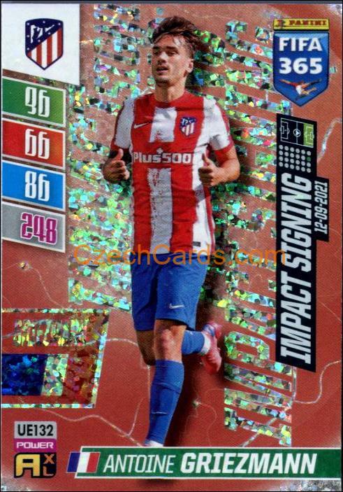 Antoine Griezmann 2022 Panini Adrenalyn XL Fifa 365 Impact Signing #UE132