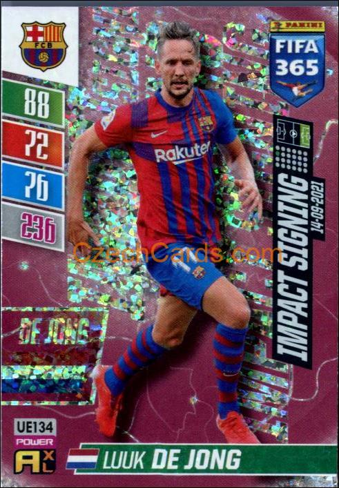 Luuk De Jong 2022 Panini Adrenalyn XL Fifa 365 Impact Signing #UE134