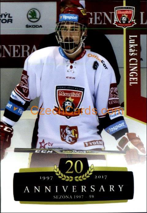 Lukáš Cingel 2017/18 OFS hokejová karta Retro #40