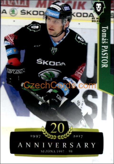 Tomáš Pastor 2017/18 OFS hokejová karta Retro #135