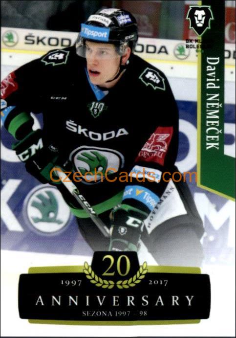 David Němeček 2017/18 OFS hokejová karta Retro #136