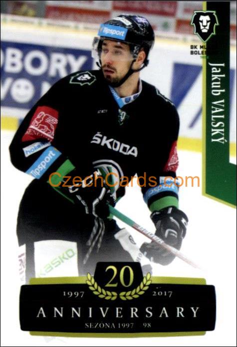 Jakub Valský 2017/18 OFS hokejová karta Retro #138