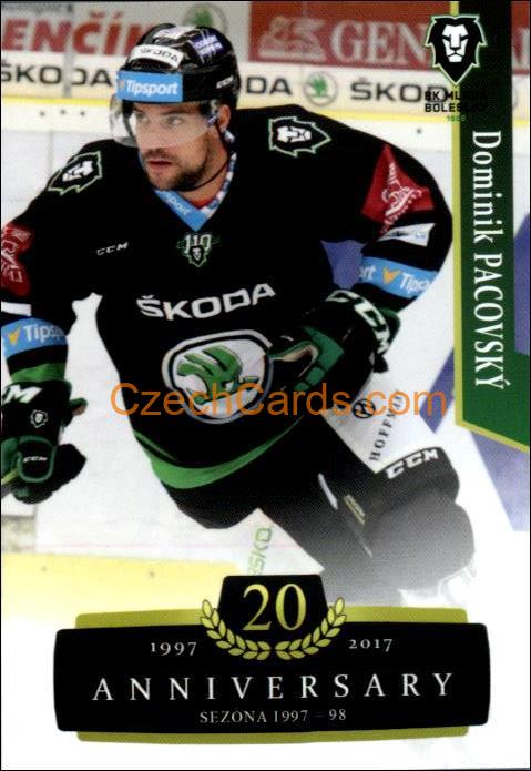 Dominik Pacovský 2017/18 OFS hokejová karta Retro #141