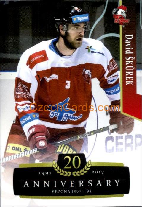 David Škůrek 2017/18 OFS hokejová karta Retro #146