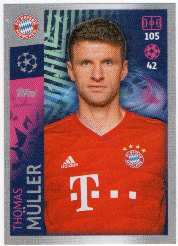 Thomas Müller 2019/20 Topps sticker #98