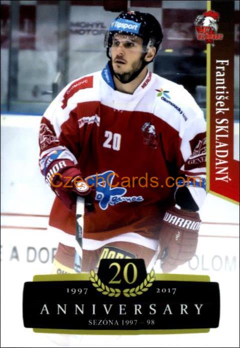 František Skladaný 2017/18 OFS hokejová karta Retro #155