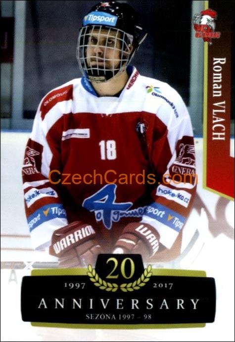 Roman Vlach 2017/18 OFS hokejová karta Retro #156