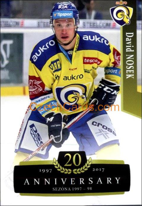 David Nosek 2017/18 OFS hokejová karta Retro #163