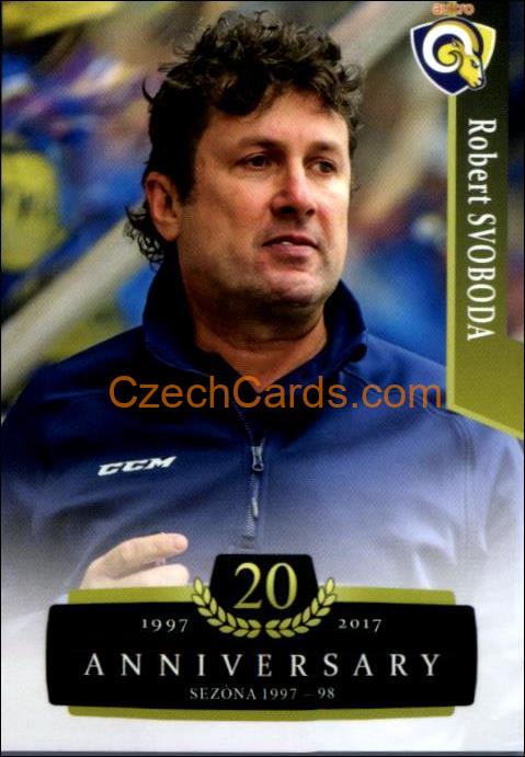 Robert Svoboda 2017/18 OFS hokejová karta Retro #171