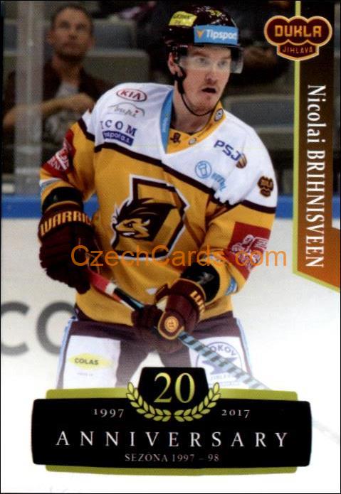 Nicolai Bryhnisveen 2017/18 OFS hokejová karta Retro #192