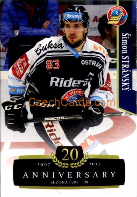 Šimon Stránský 2017/18 OFS hokejová karta Retro #260