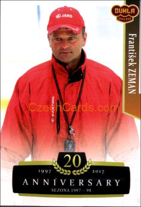 František Zeman 2017/18 OFS hokejová karta Retro #300