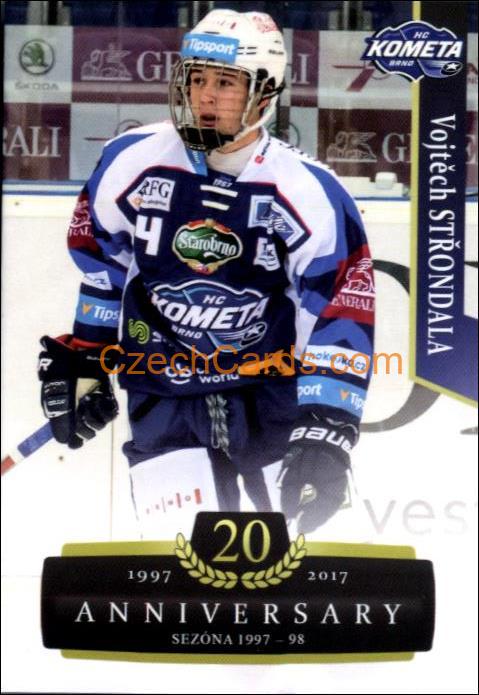 Vojtěch Střondala 2017/18 OFS hokejová karta Retro #314