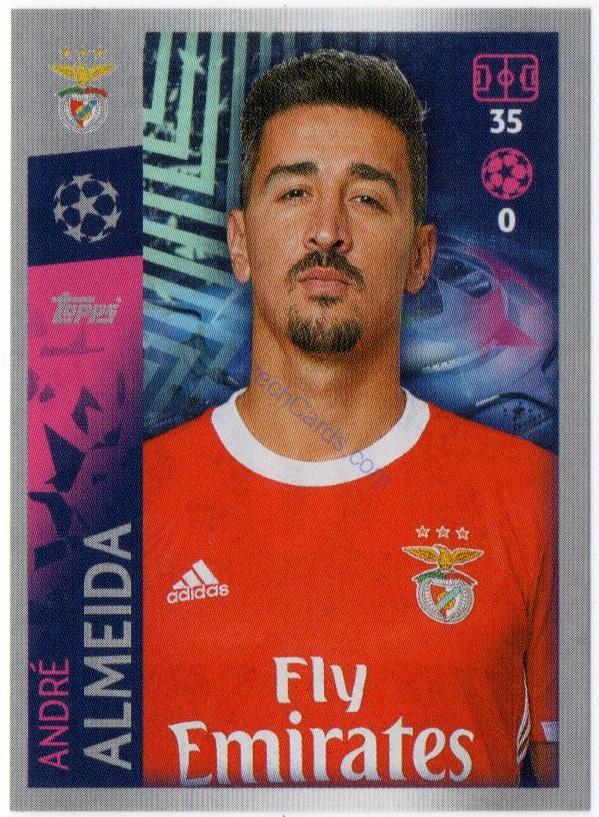 André Almeida 2019/20 Topps sticker #103