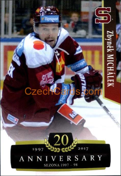 Zbyněk Michálek 2017/18 OFS hokejová karta Retro #341