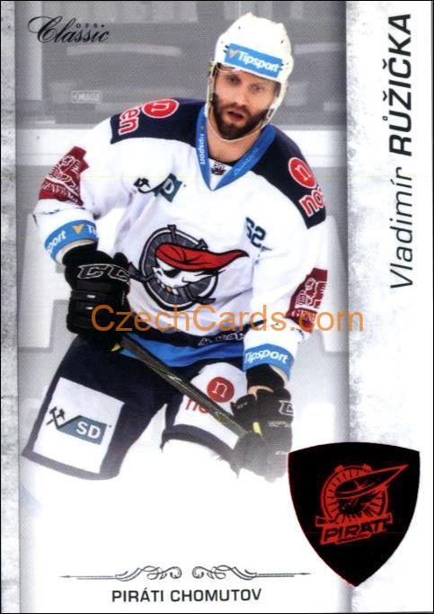 Vladimír Růžička 2017/18 OFS hokejová karta Red xx/29 #53