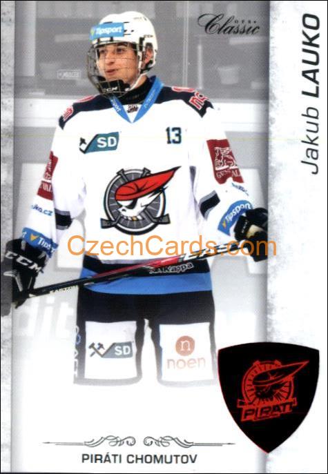Jakub Lauko 2017/18 OFS hokejová karta Red xx/29 #56