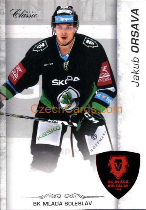 Jakub Orsava 2017/18 OFS hokejová karta Red xx/29 #271