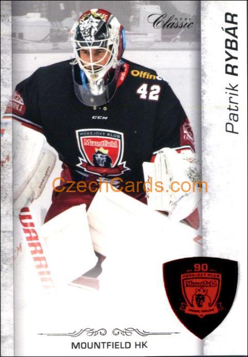 Patrik Rybár (G) 2017/18 OFS hokejová karta Red xx/29 #301