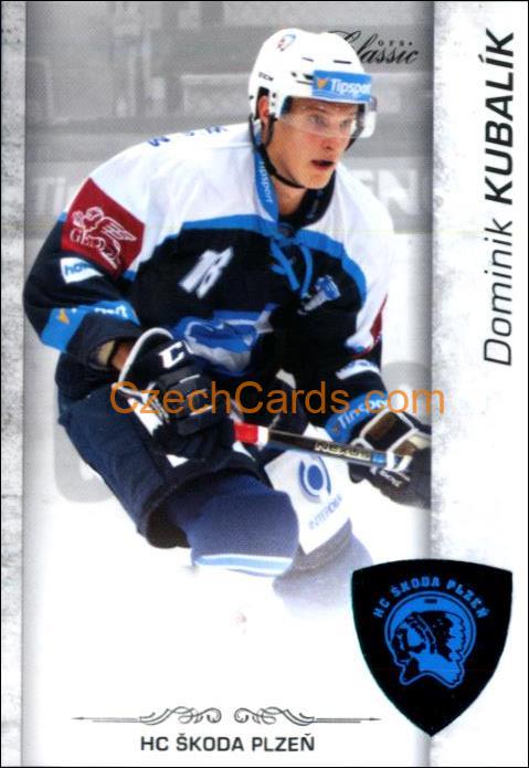 Dominik Kubalík 2017/18 OFS hokejová karta Blue 1/9 #113