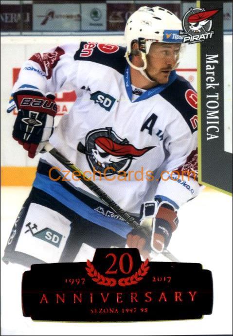 Marek Tomica 2017/18 OFS hokejová karta Retro Red xx/29 #54