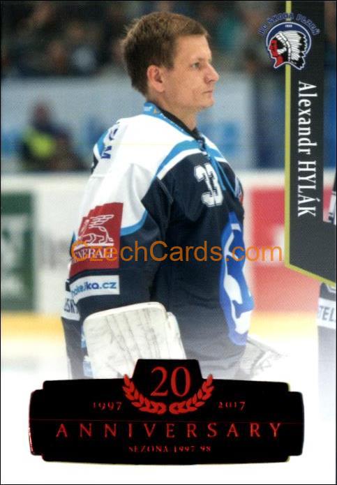 Alexandr Hylák (G) 2017/18 OFS hokejová karta Retro Red xx/29 #102