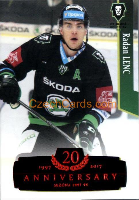 Radan Lenc 2017/18 OFS hokejová karta Retro Red xx/29 #140