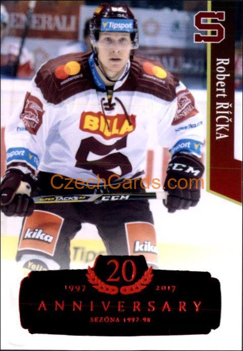 Robert Říčka 2017/18 OFS hokejová karta Retro Red xx/29 #242