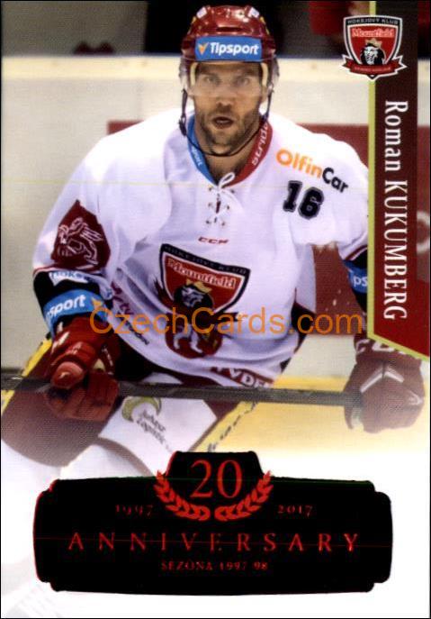Roman Kukumberg 2017/18 OFS hokejová karta Retro Red xx/29 #306