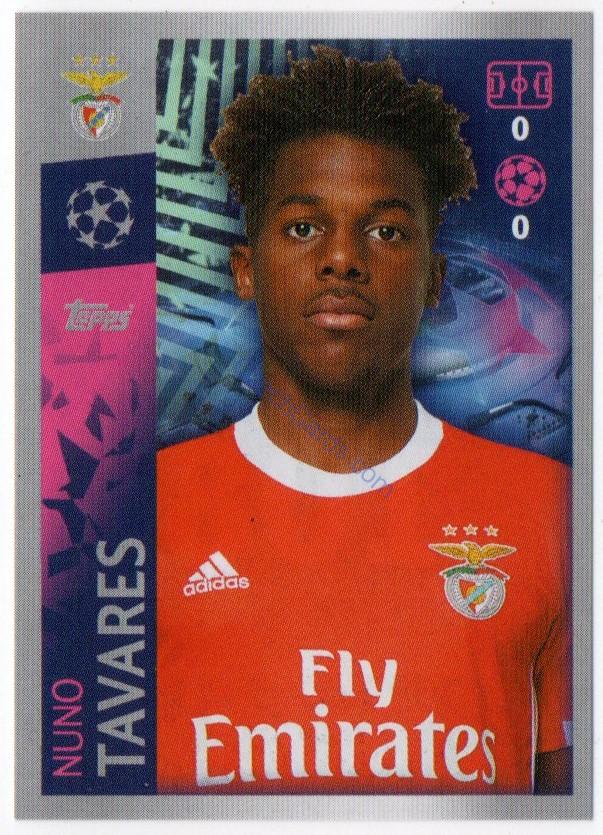 Nuno Tavares 2019/20 Topps sticker #108