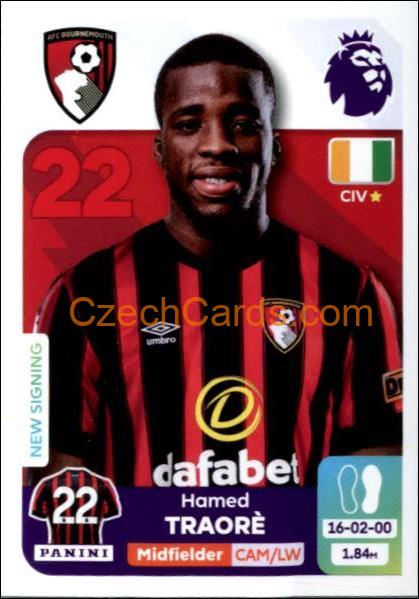 Hamed Junior Traorè 2024 Panini EPL sticker #39