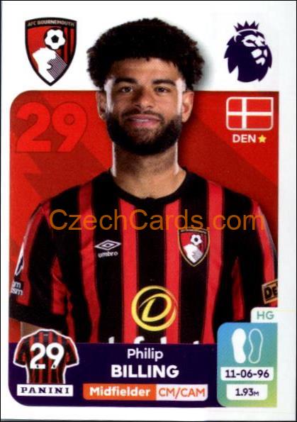 Philip Billing 2024 Panini EPL sticker #40