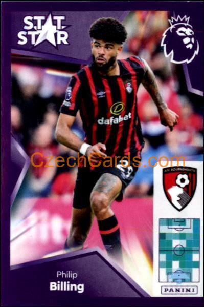Philip Billing (Stat Stars) 2024 Panini EPL sticker #51