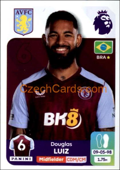 Douglas Luiz 2024 Panini EPL sticker #92