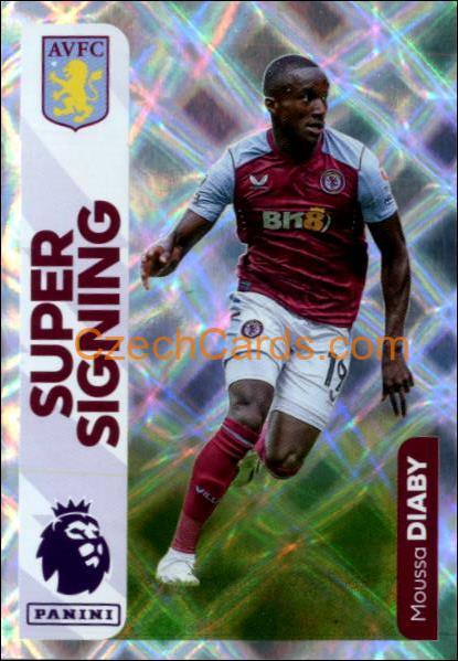 Moussa Diaby (Super Signing) 2024 Panini EPL sticker foil #104