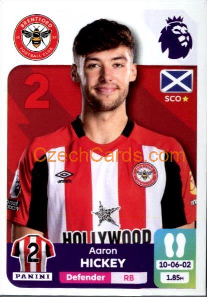 Aaron Hickey 2024 Panini EPL sticker #113