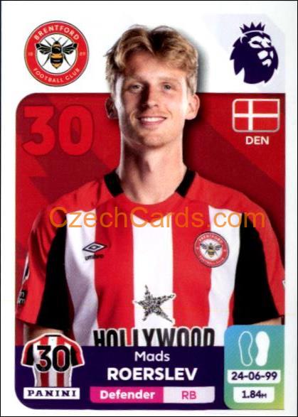Mads Roerslev 2024 Panini EPL sticker #119
