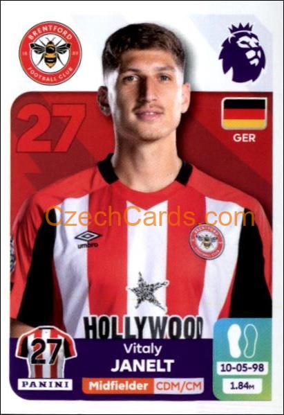 Vitaly Janelt 2024 Panini EPL sticker #127