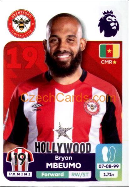 Bryan Mbeumo 2024 Panini EPL sticker #130